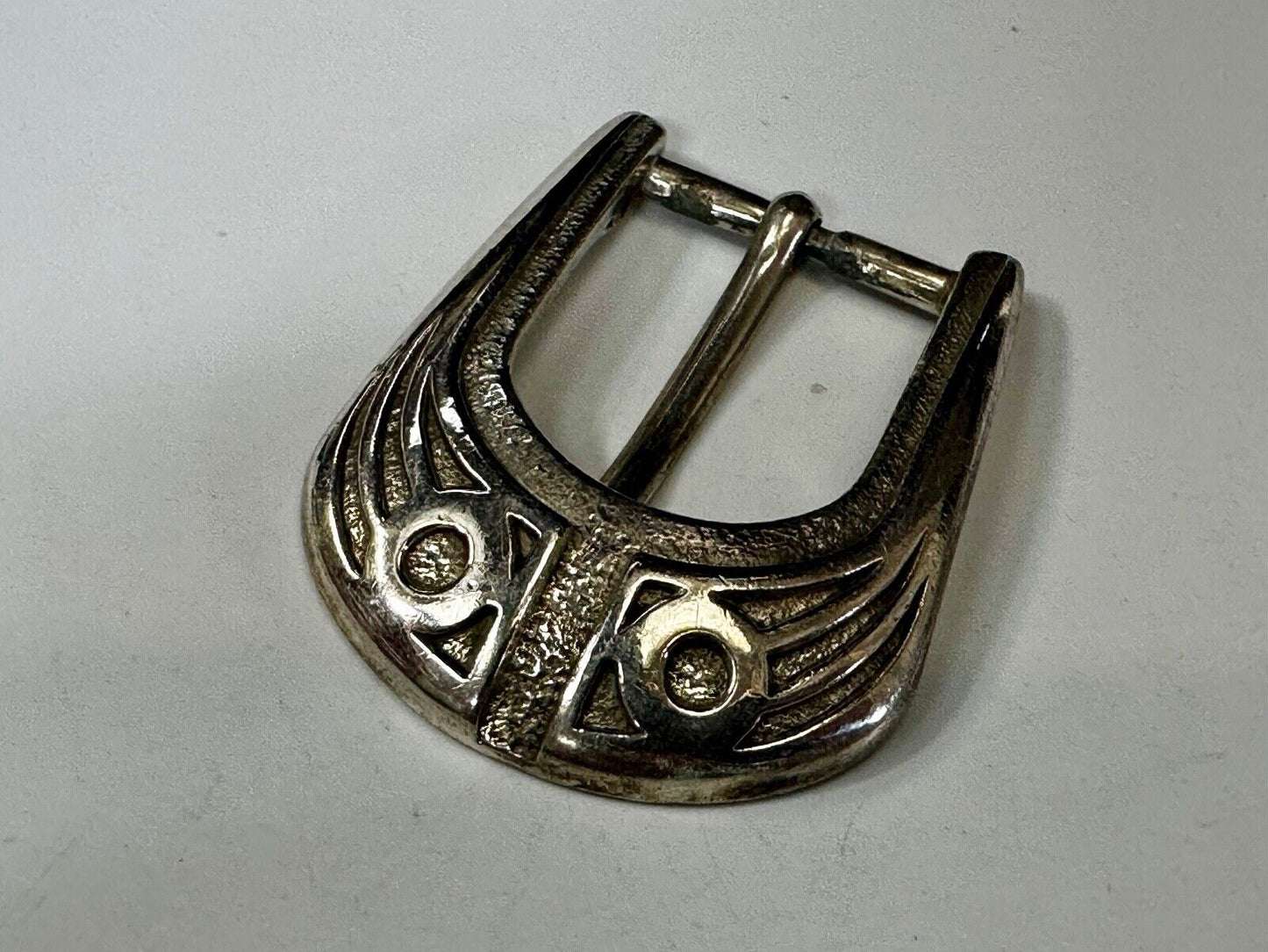 Vintage 90’s Ranger Style Silver Tone Replacement Western Humphreys Belt Buckle