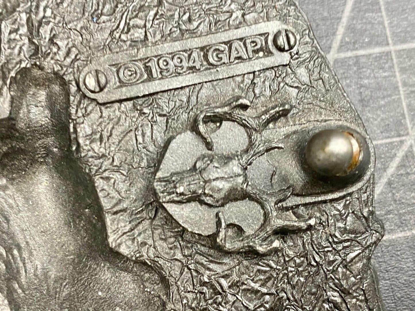 Vintage 1994 Great American USA Belt Buckle ~~ I'd Rather Be Hunting Quail gun