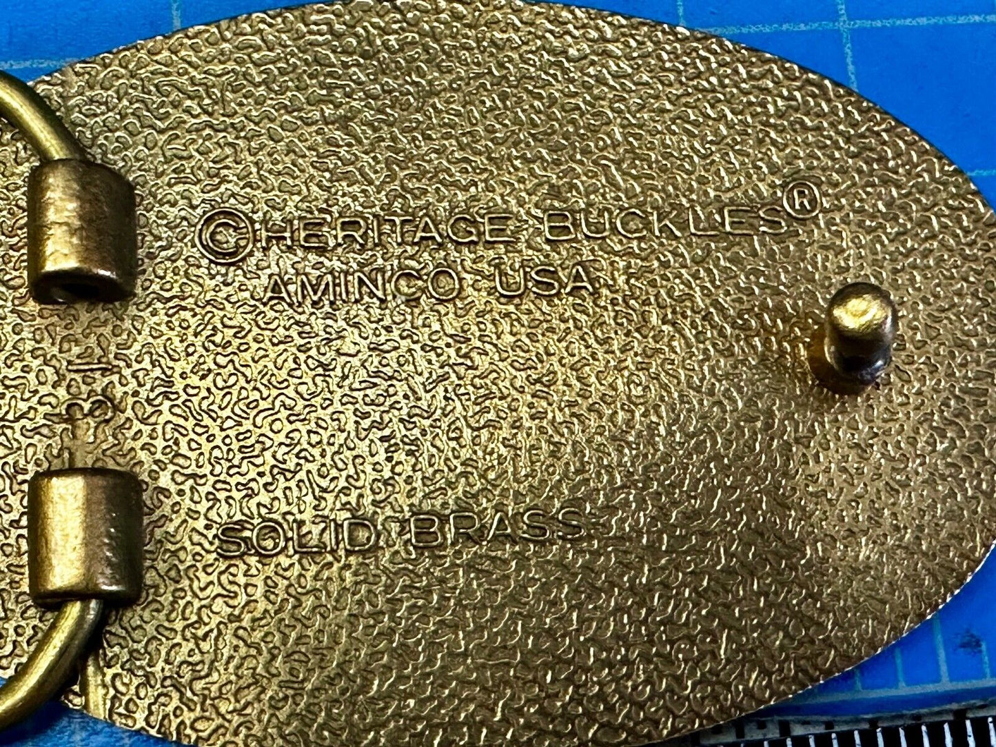 Aspencade Honda Motorcycle Heritage Buckles Aminco Solid Brass Belt Buckle