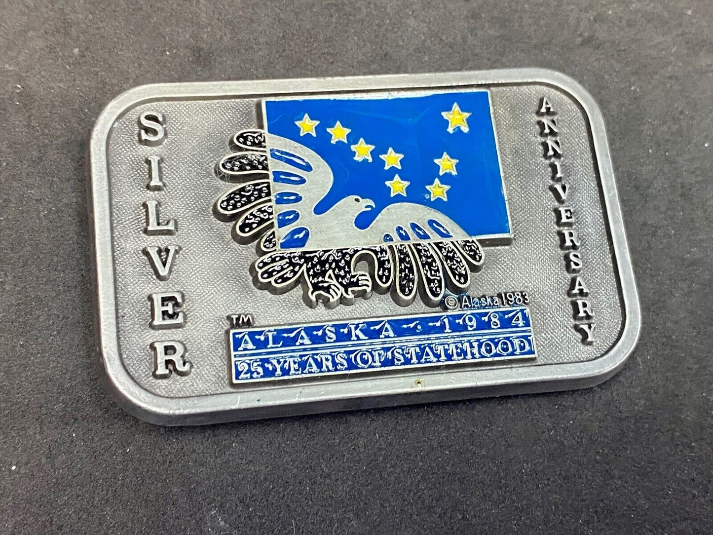 Vintage 1983 State Of Alaska - Silver Anniversary By Frontier Marketing