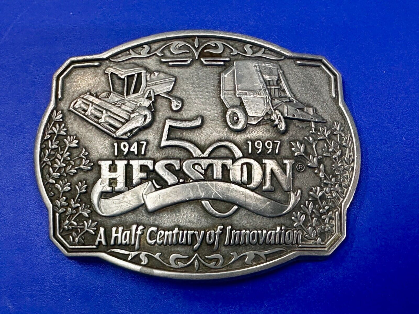 1997 NFR Half Century Of Innovation National Finals Rodeo 50 year Belt Buckle
