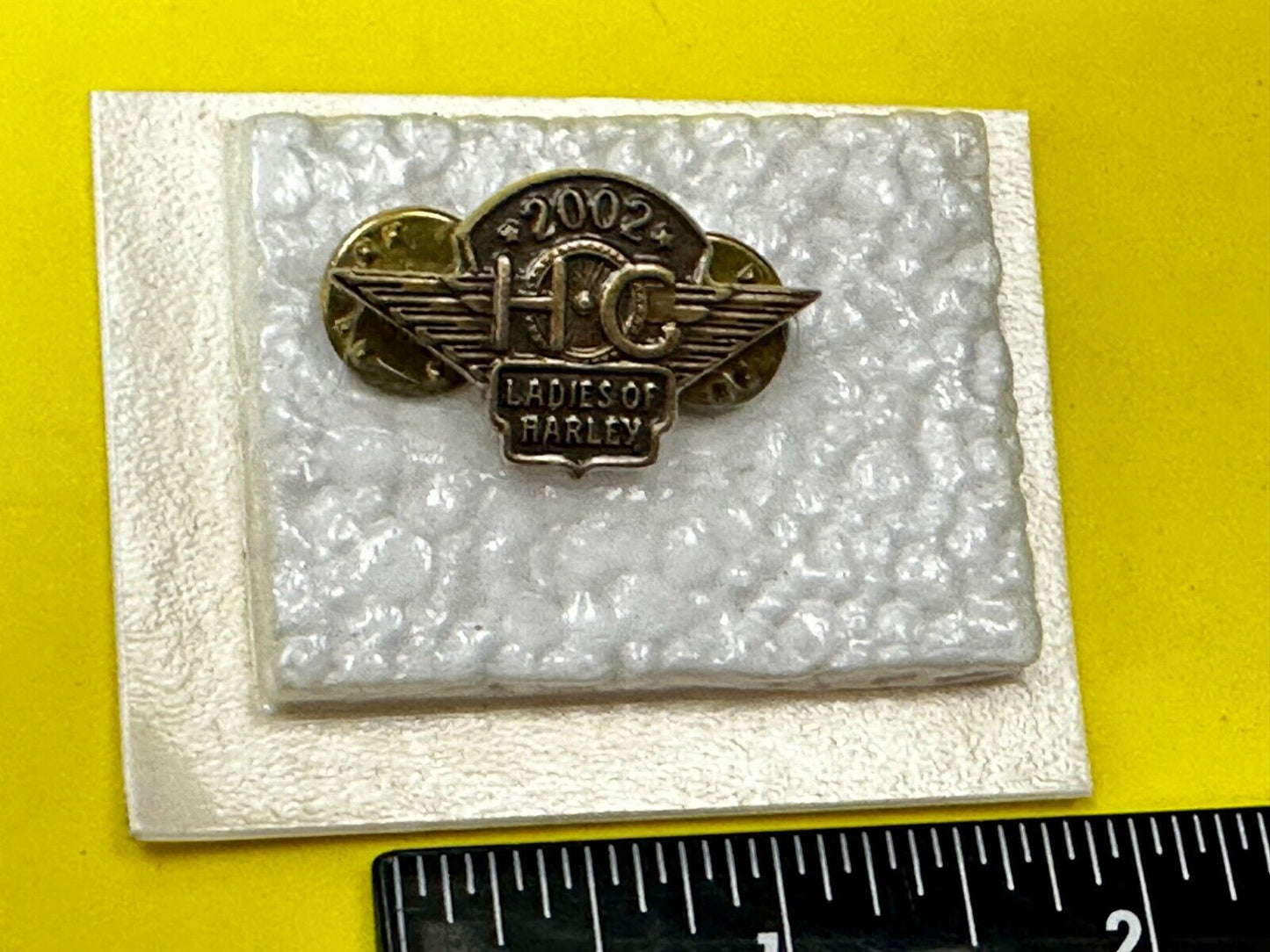 2002 Ladies of Harley Davidson Owners Group HOG Pin for Jacket or Vest