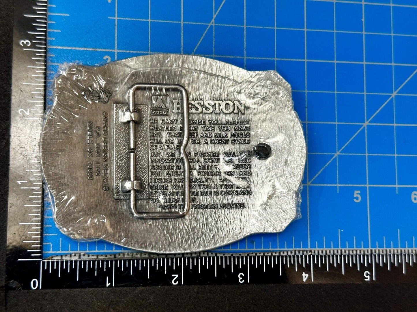 1997 ADM NATIONAL FINALS RODEO ADULT NFR NOS 50 YEAR ANNIVERSARY BELT BUCKLE