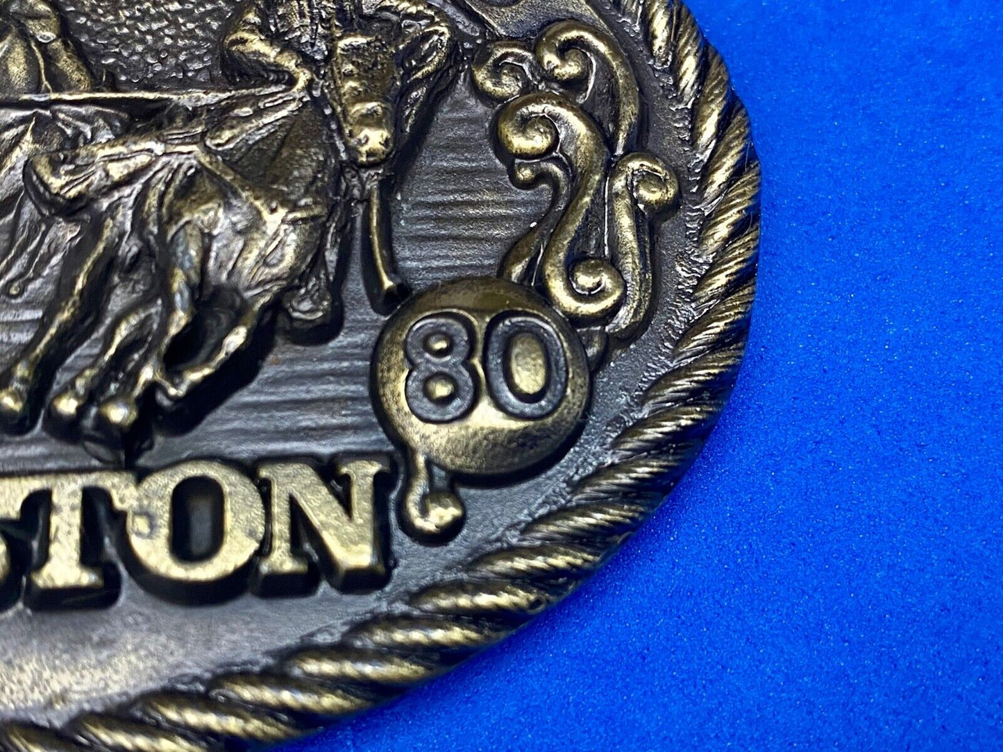 1980 Nfr Hesston Rodeo Finals, Limited Edition Collector's Belt Buckle