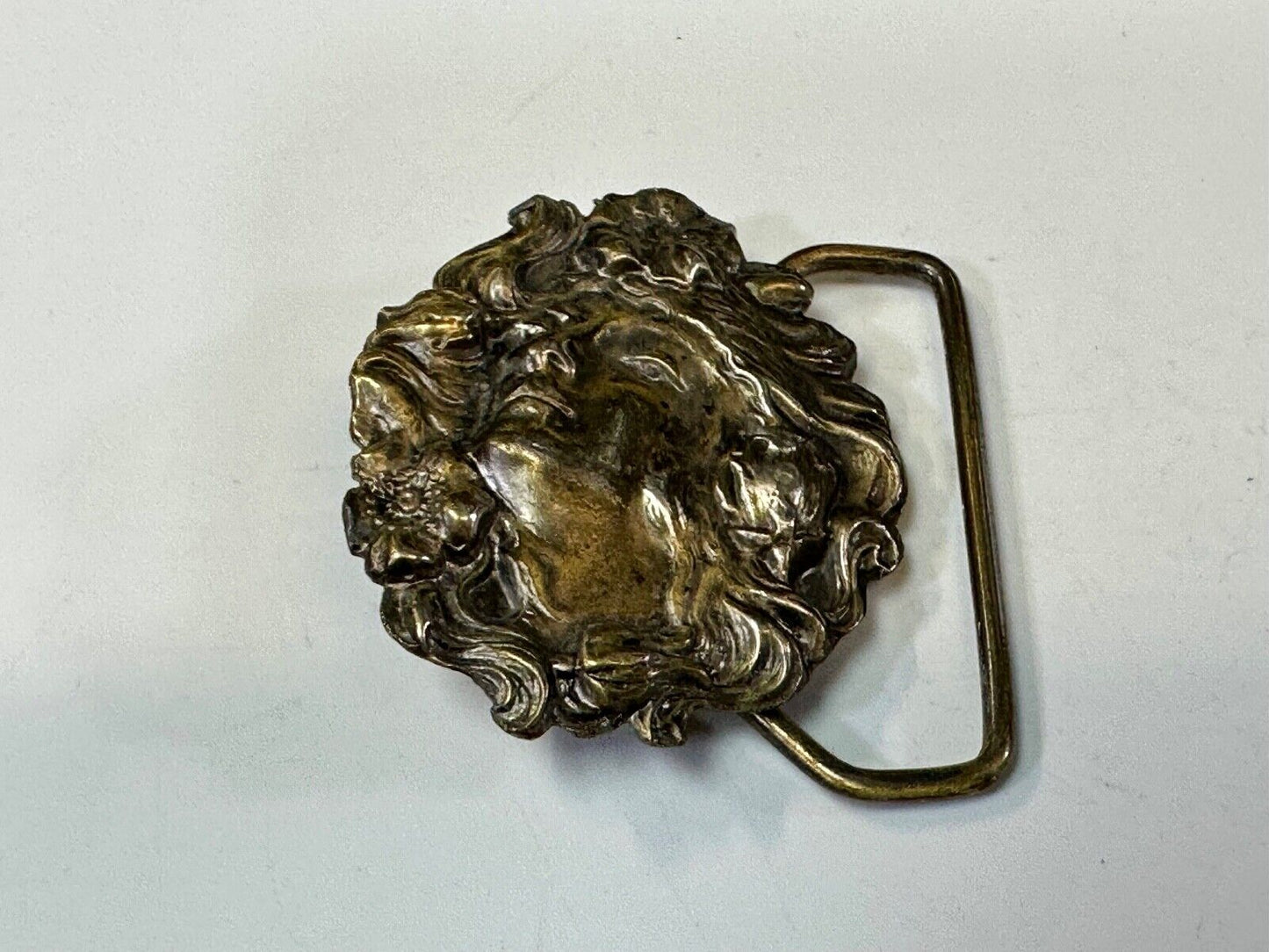 Beautiful Women's Cameo - vintage Lewis belt buckle