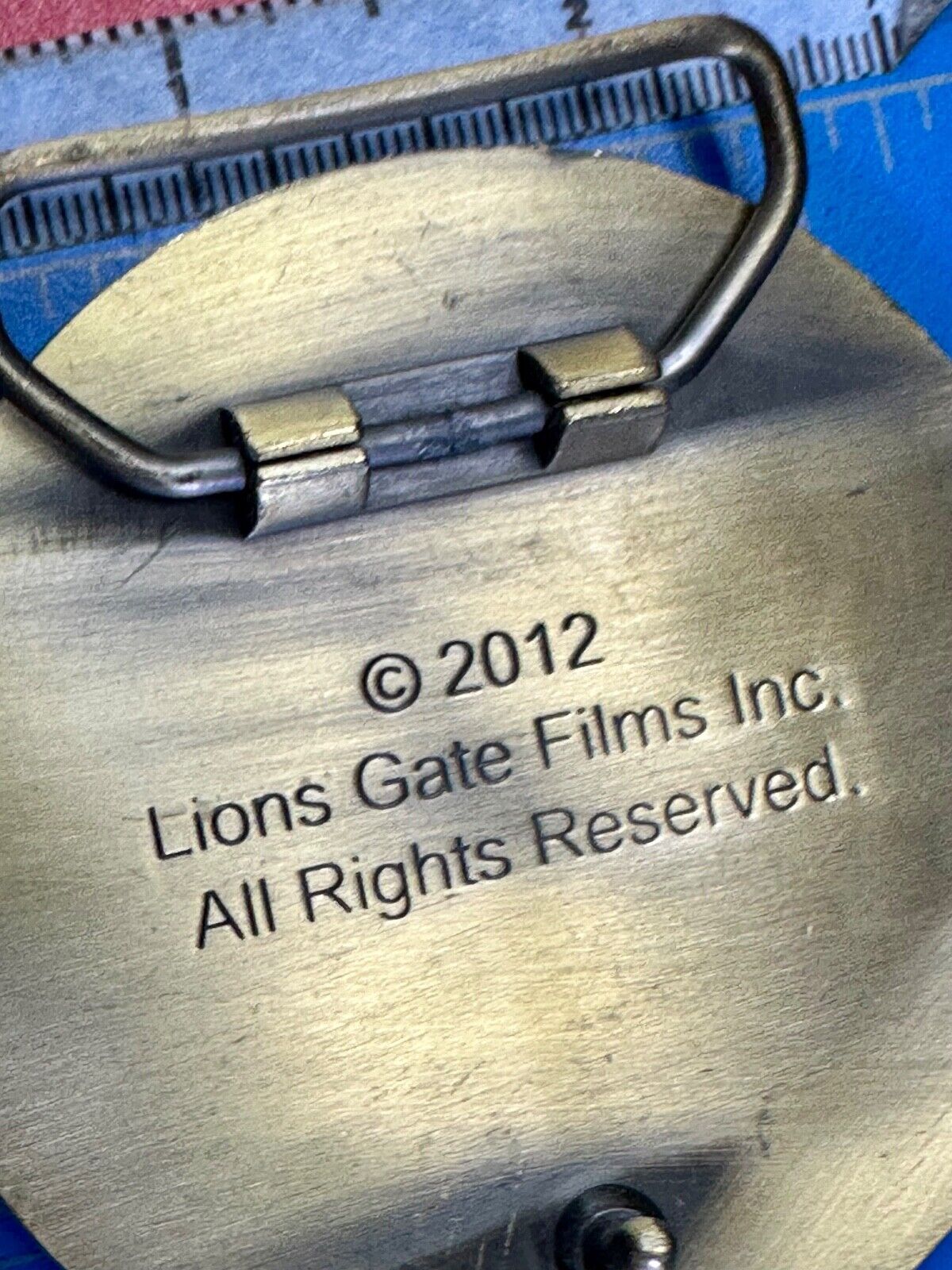 The Hunger Games, District 12 Tribute - Movie Book Emblem belt buckle
