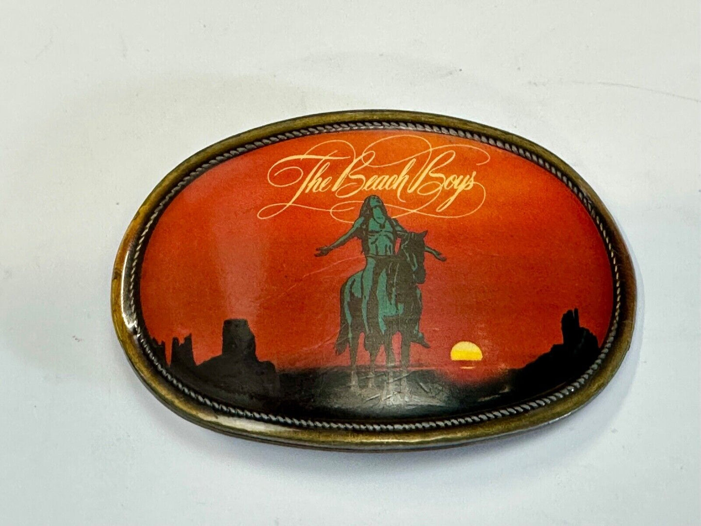 The Beach Boys, Endless Summer RARE Band Music Vintage 1976 Pacifica belt buckle