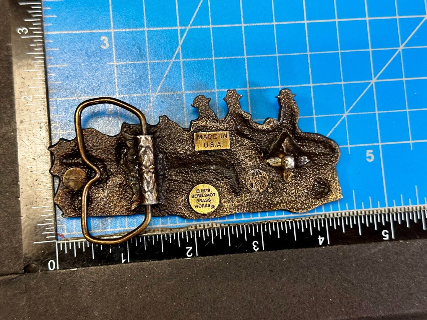 The Caddle Drive - Rodeo Cowboys Ranchers Day at Work Bergamot Belt Buckle