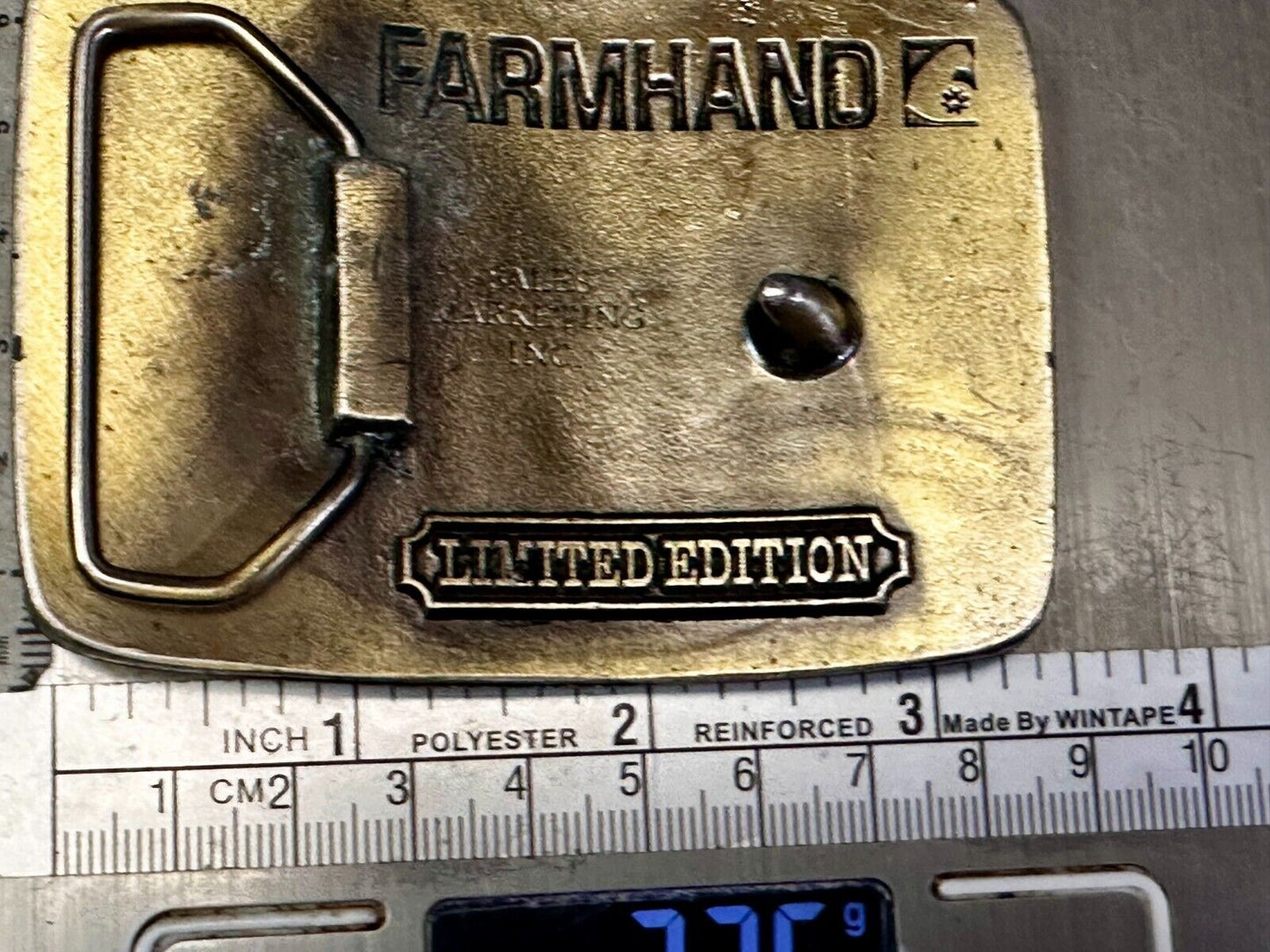 Agriculture America's Lifeline Farming - Statue of Liberty Limited Belt Buckle