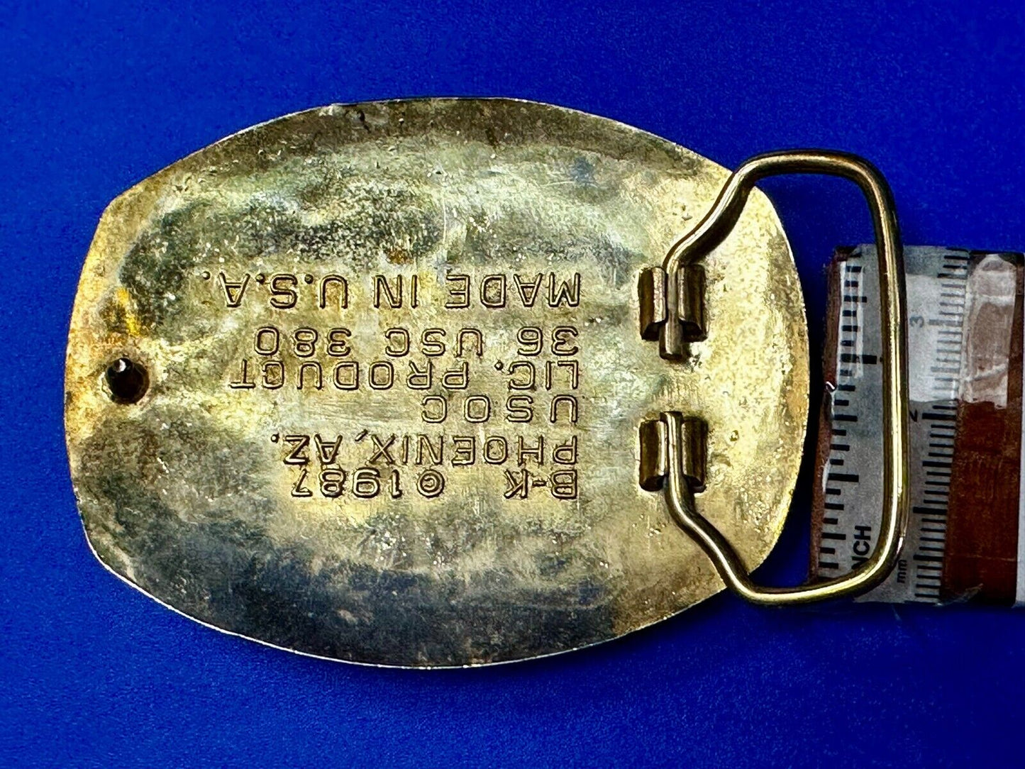 USA 1988 Olympic Games Commemorative Vintage Belt Buckle