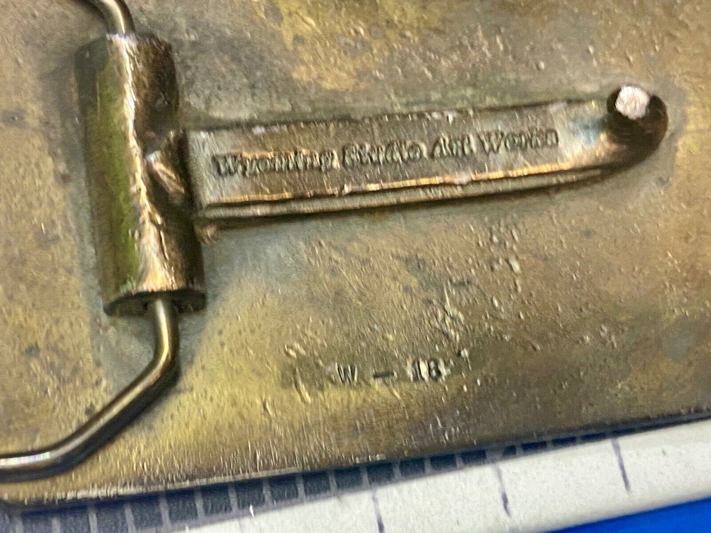 VINTAGE 70s COMMITTEE OF VIGILANCE, SAN FRANCISCO CA BELT BUCKLE WY Studio Art