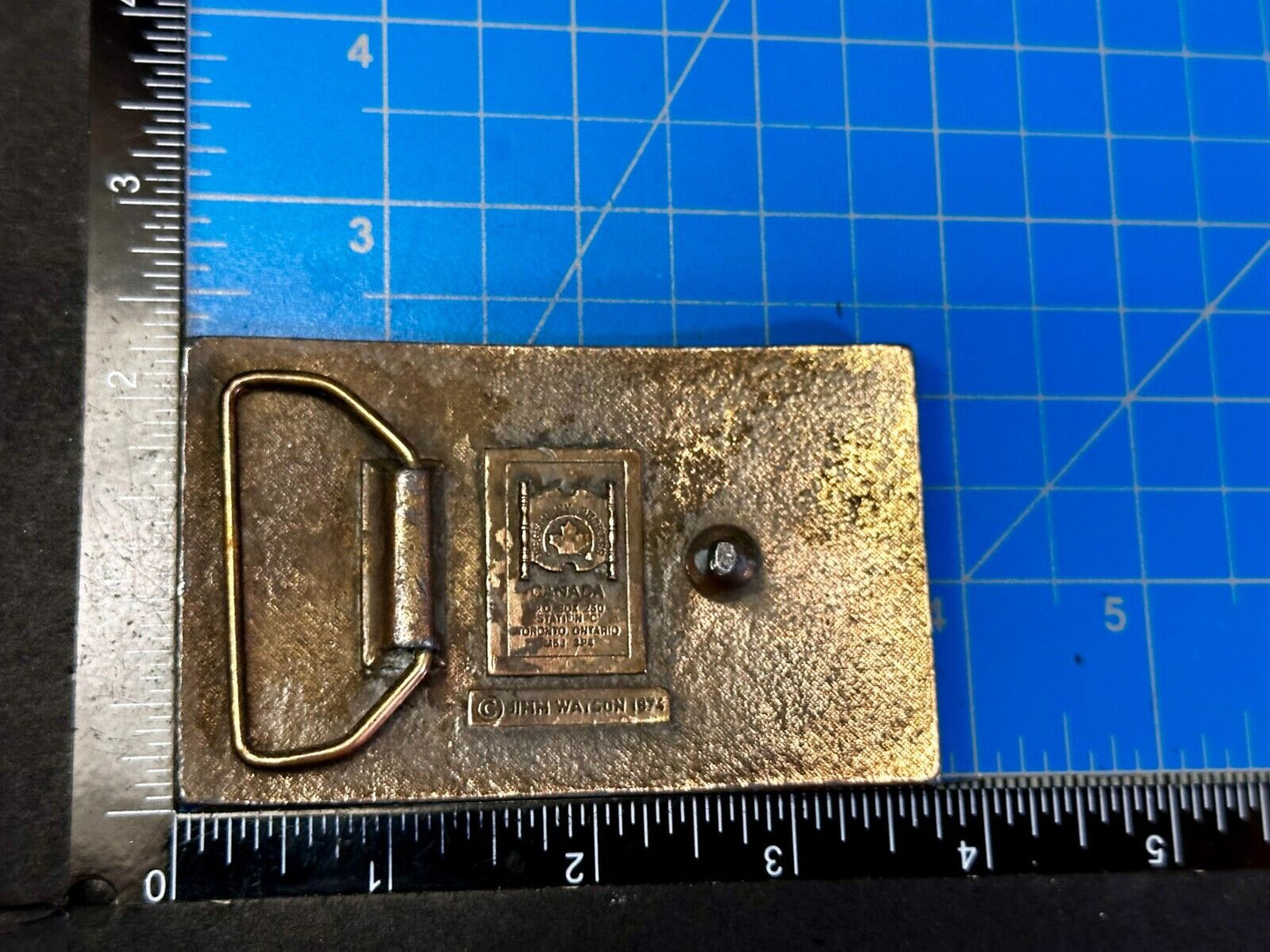 The Statler Brothers Music Band Group - Jim Watson Vintage 1974 Belt Buckle