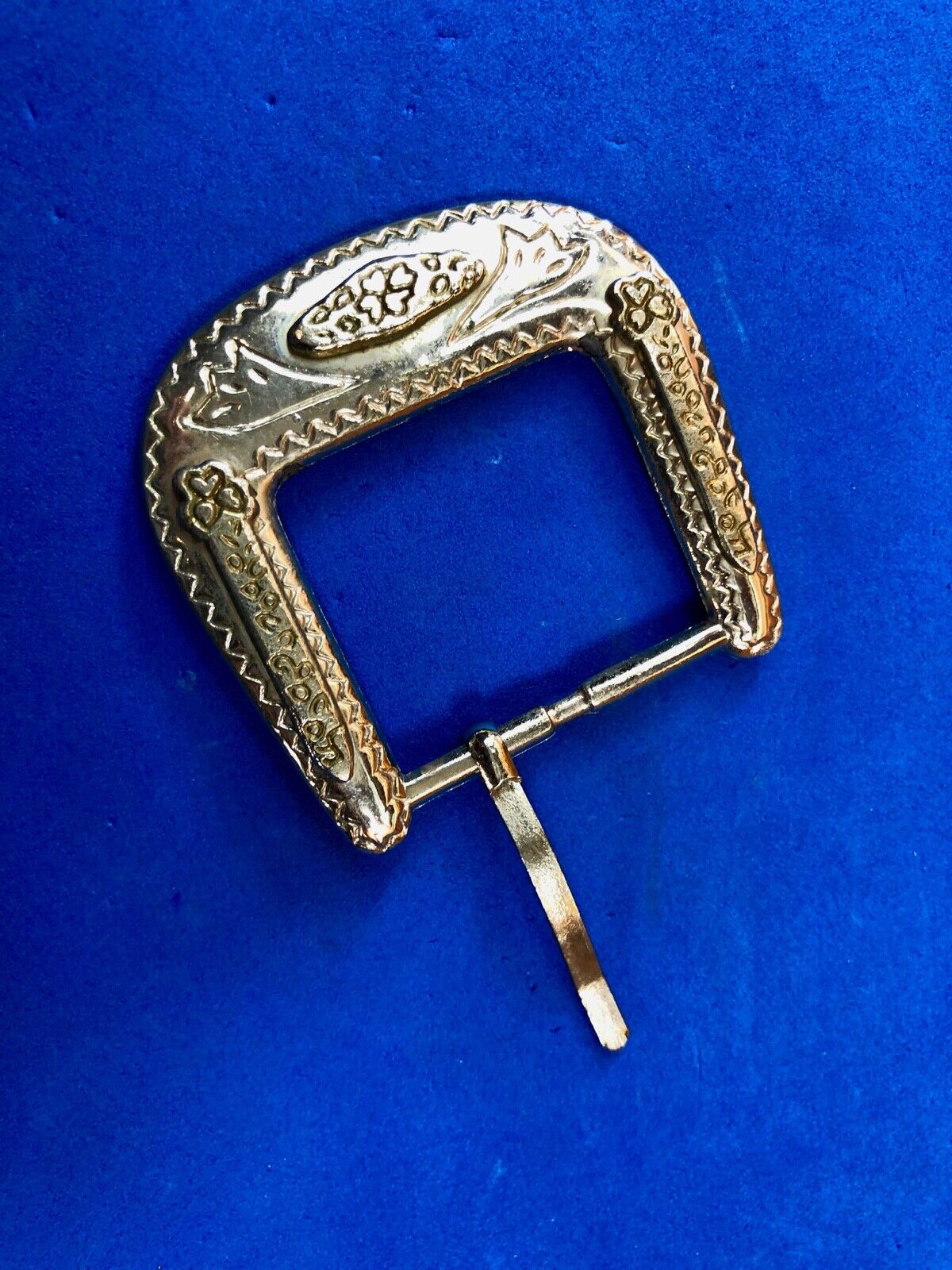 Beautiful Floral Simple Cowgirls Wide Dress Western Belt Buckle