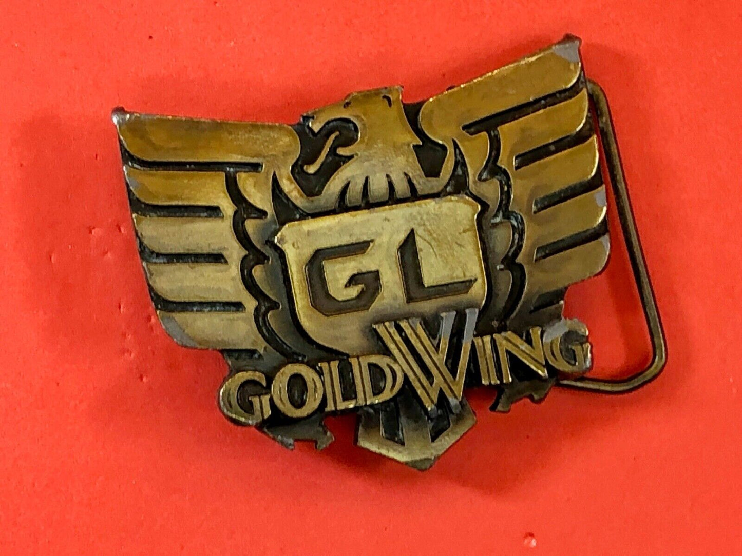 1987 Brookfield Collectors guild - Honda Gold Wing GW motorcycle belt buckle