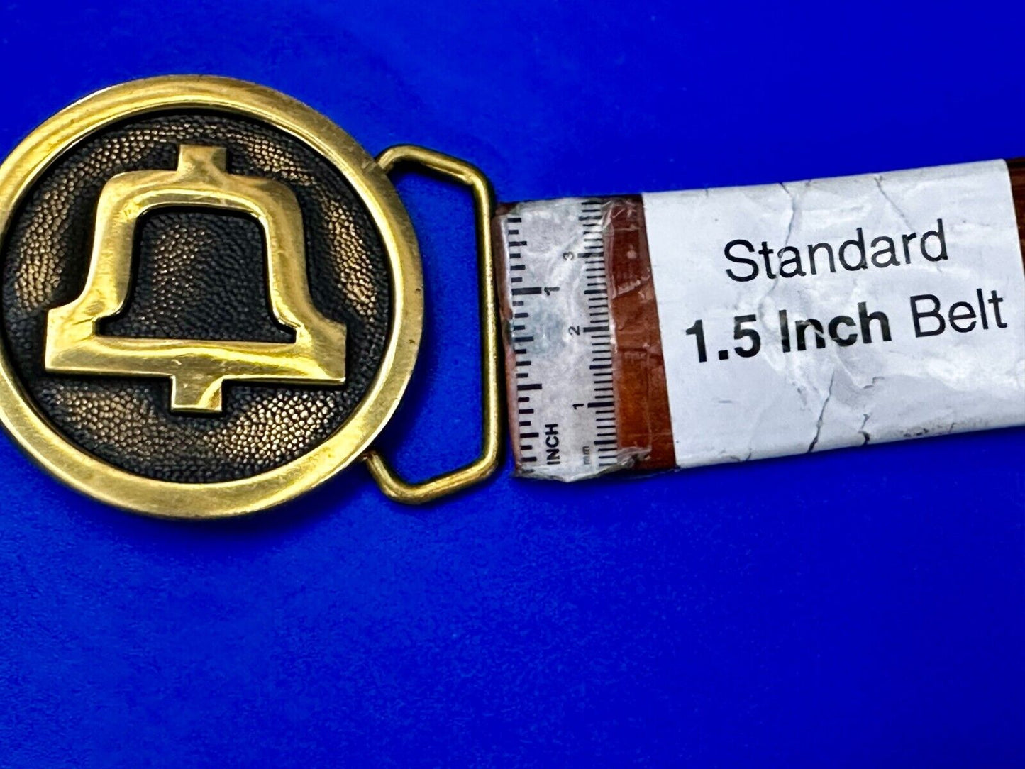 Bell System Telephone Telegraph Company Solid Brass Vintage 1978 BTS Belt Buckle