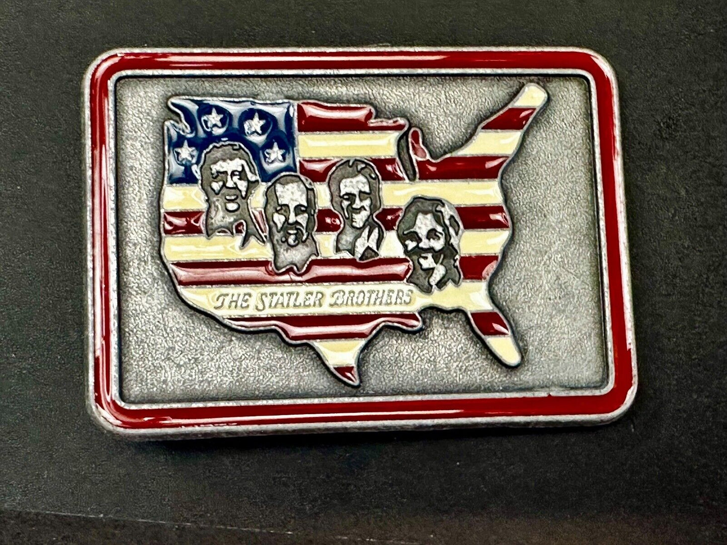 The Statler Brothers Band Country Music Band Record Promo Music Belt Buckle