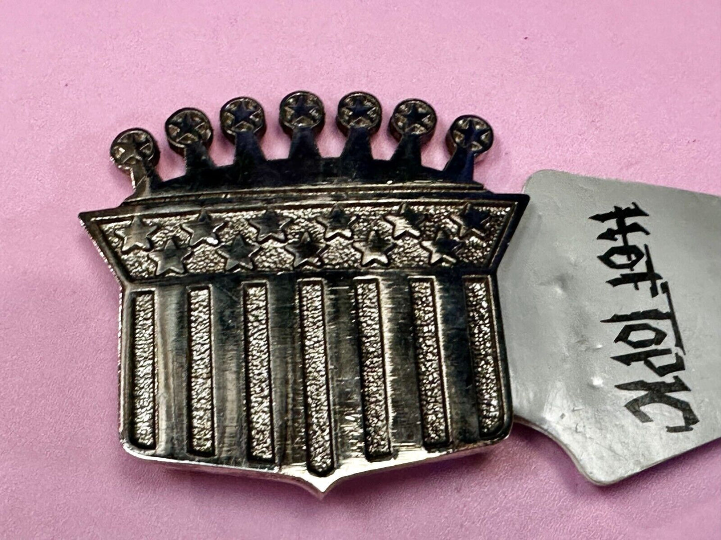 American Flag Style Crown The Originator Not The Imitator Belt Buckle Made in US