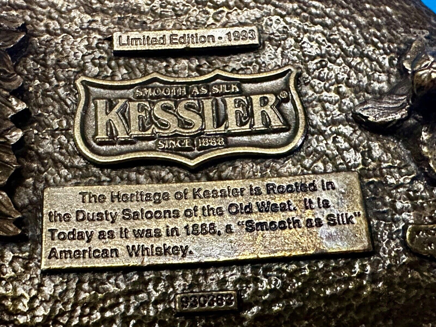 The Spirit of Wisconsin - KESSLER American Whiskey Belt Buckle Smooth As Silk