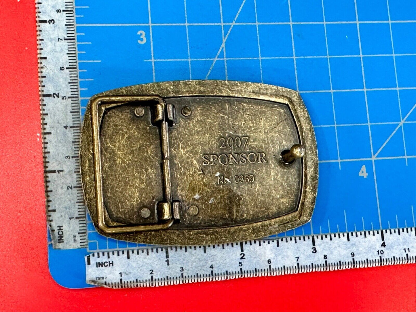 The American Veterans Disabled for Life Memorial Belt Buckle 2006