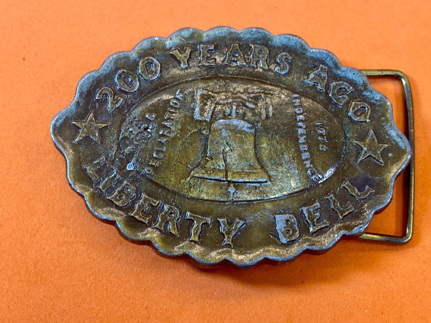 200 Years Ago! Usa United States Of America Liberty Bell Belt Buckle