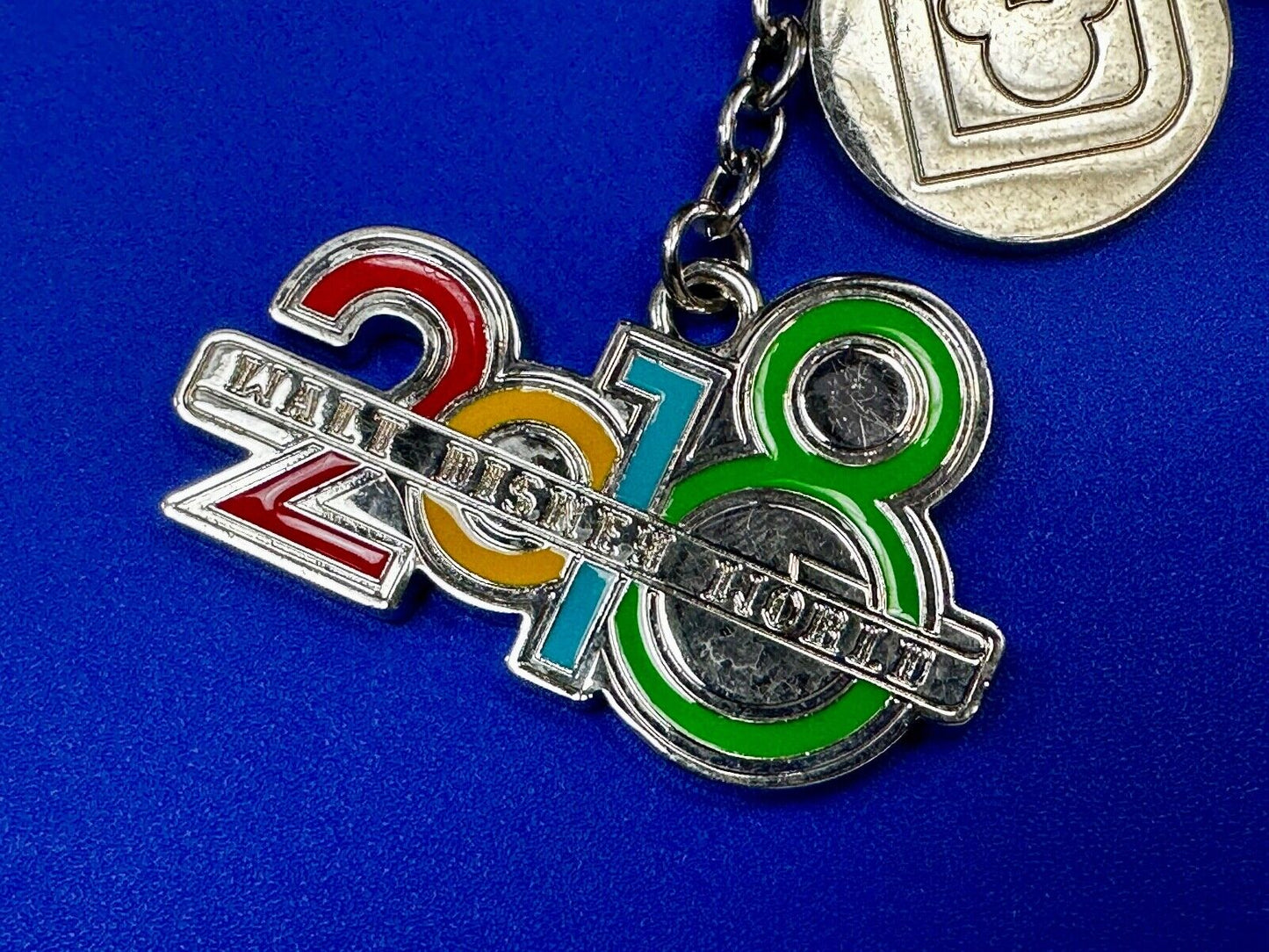 2018 Walt Disney World Souvenir Charm Keychain - Key Ring Chain