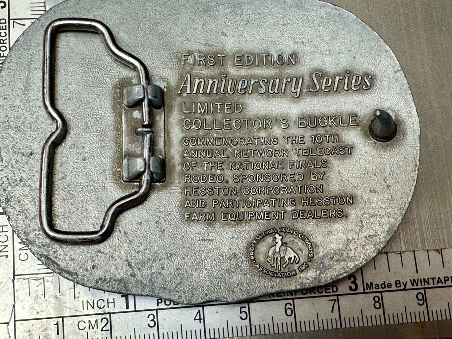 25th Anniversary Series NFR National Finals Rodeo First Edition belt buckle