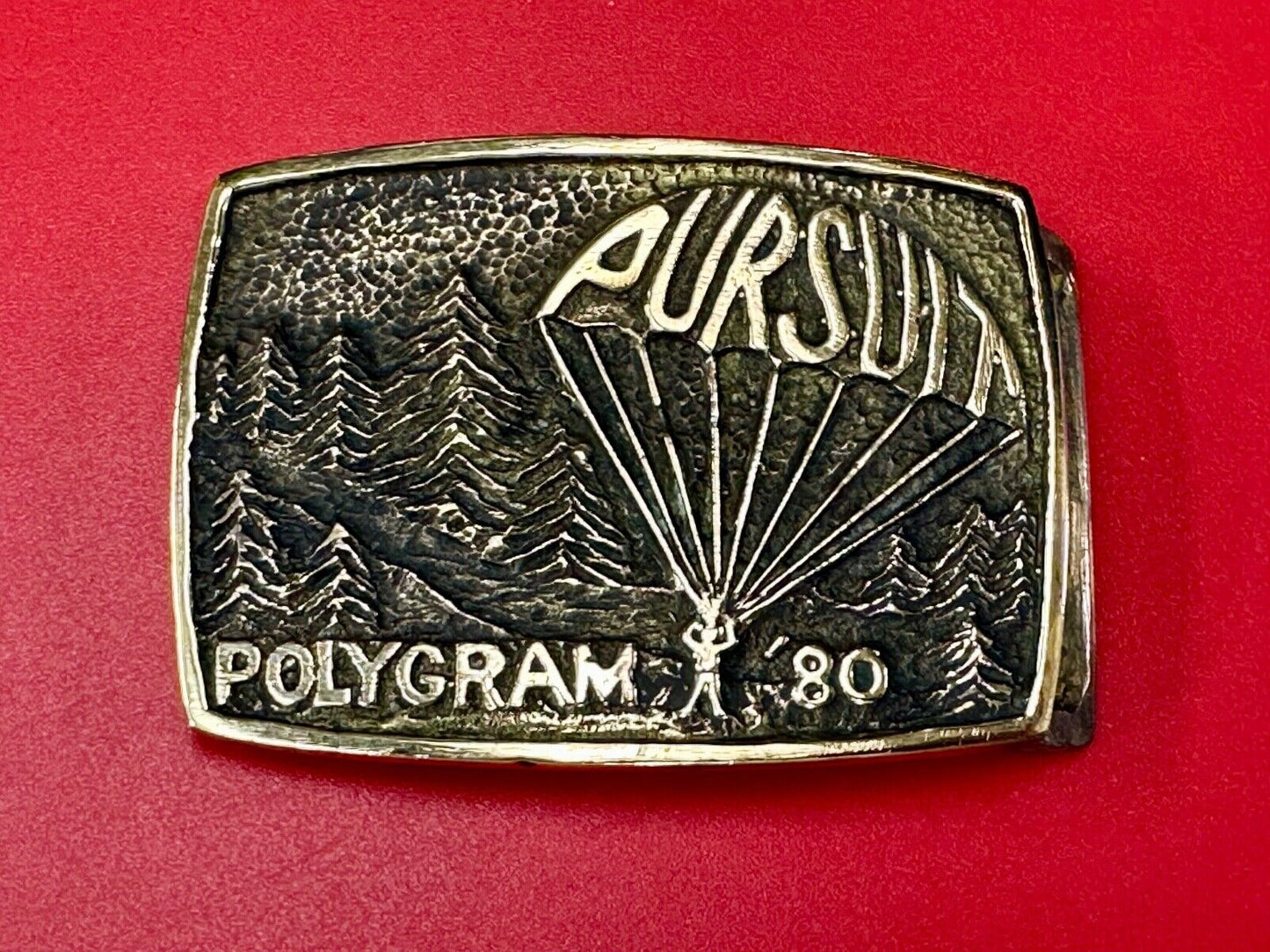 The Pursuit of DB Cooper Polygram 1980 Movie Cast Collectable Gift belt buckle