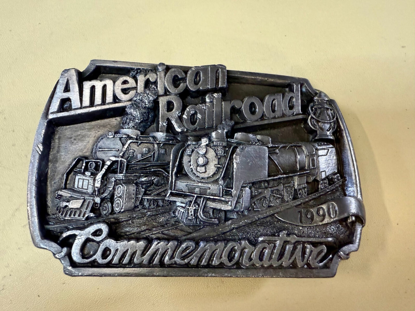 Vintage Historic American Railroad 1990 Commemorative Arroyo Grande Belt Buckle