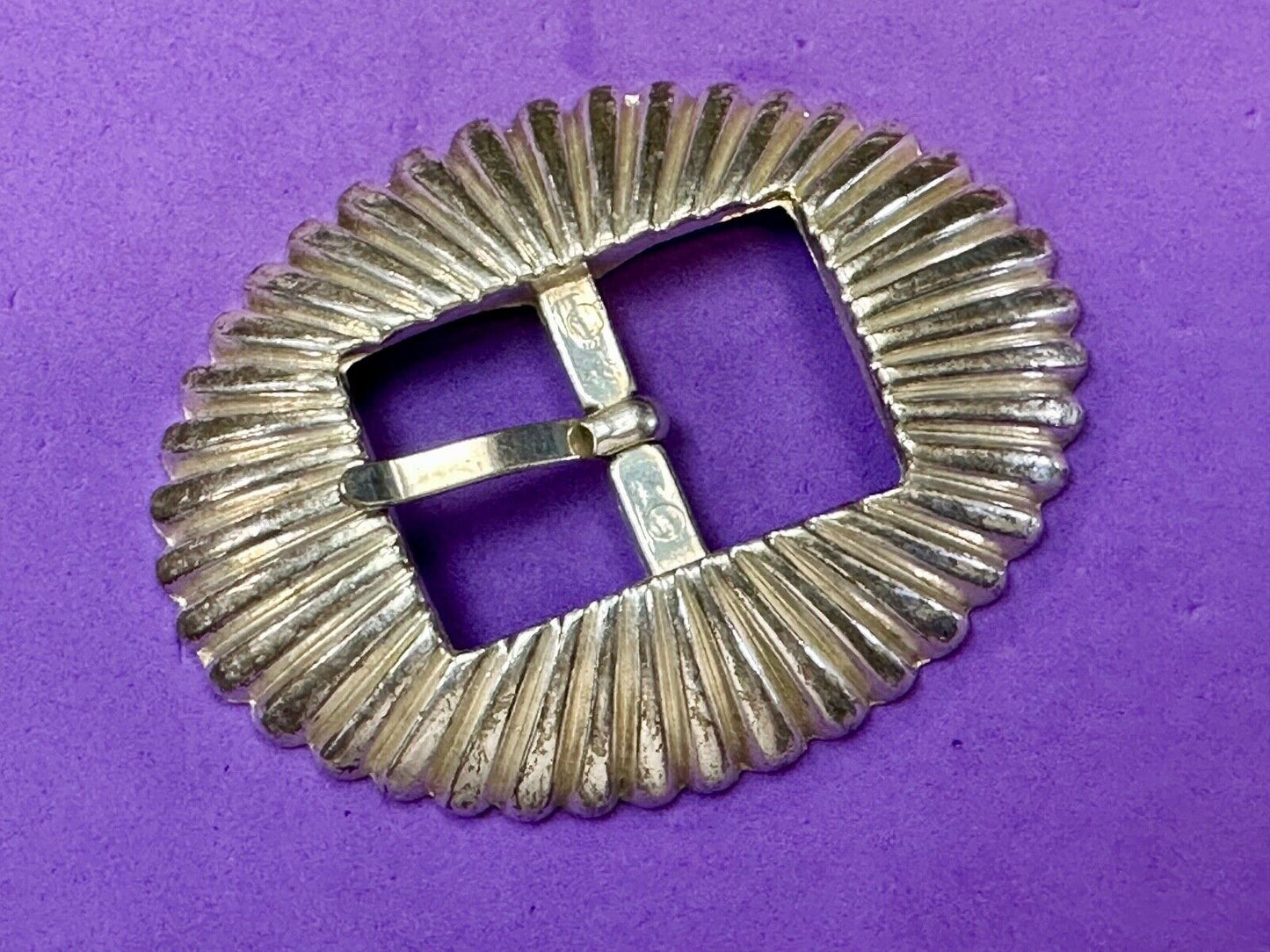 Taiwan SL marked oval center bar replacement belt buckle