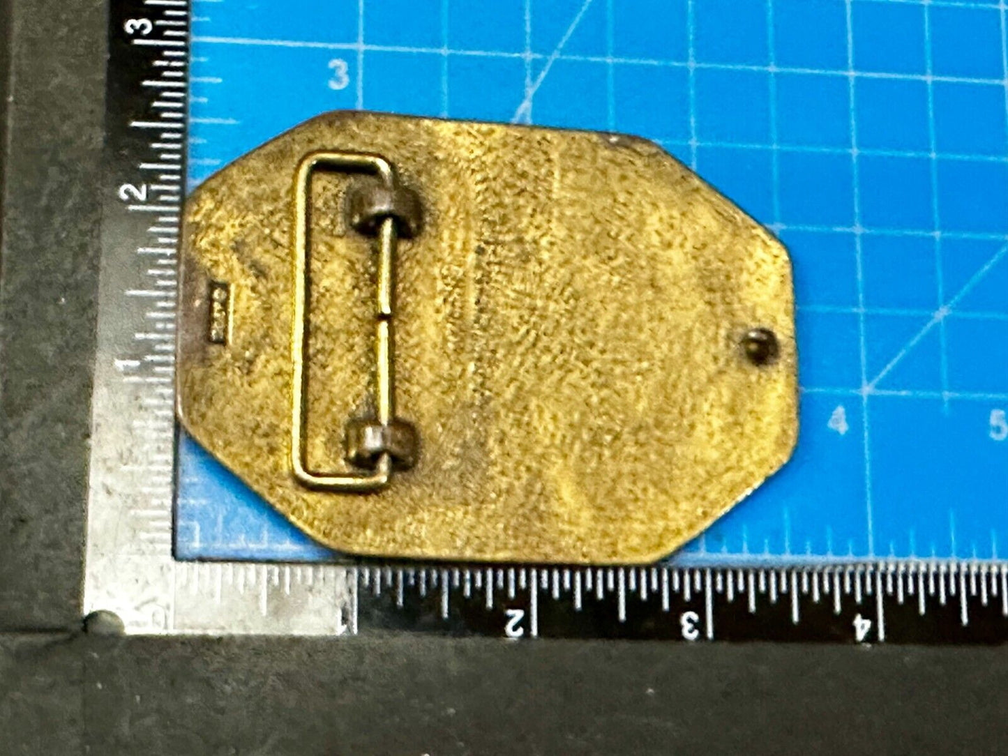 Train Rail Road Collectors Vtg. Avon Brand Brass Tone Steam Engine Belt Buckle