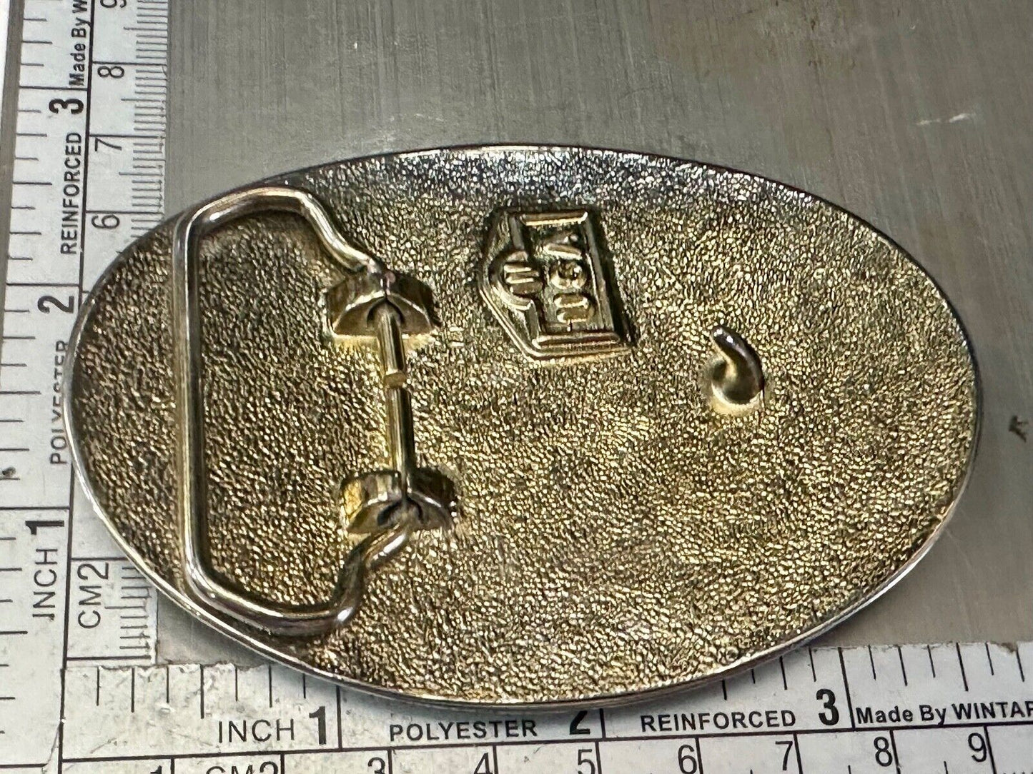 The Great State of Texas Star & Flag & Pride! USA made belt buckle marked W