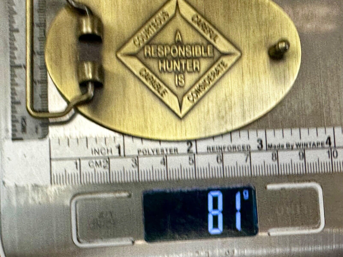 Texas Hunter Education Instructor 500 Parks & Wildlife Dept Belt Buckle