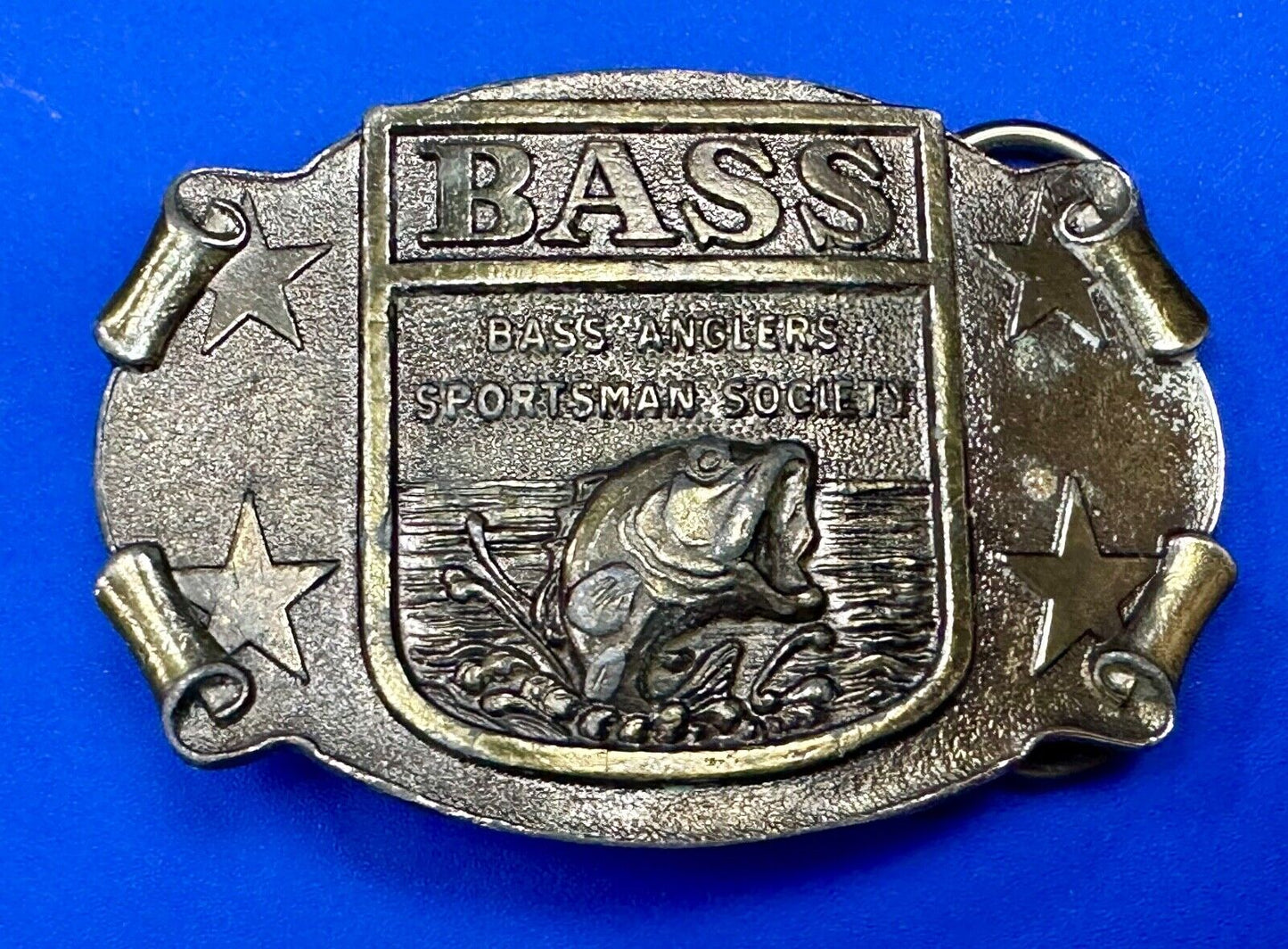 BASS Fishing Anglers Sportsman's Society Club 0 Great American Belt buckle Co