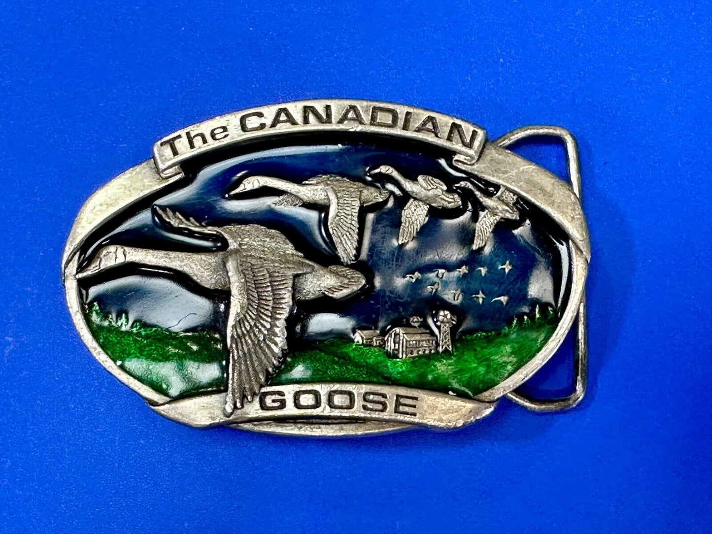 The Canadian Goose commemorative vintage 1983 bergamot belt buckle