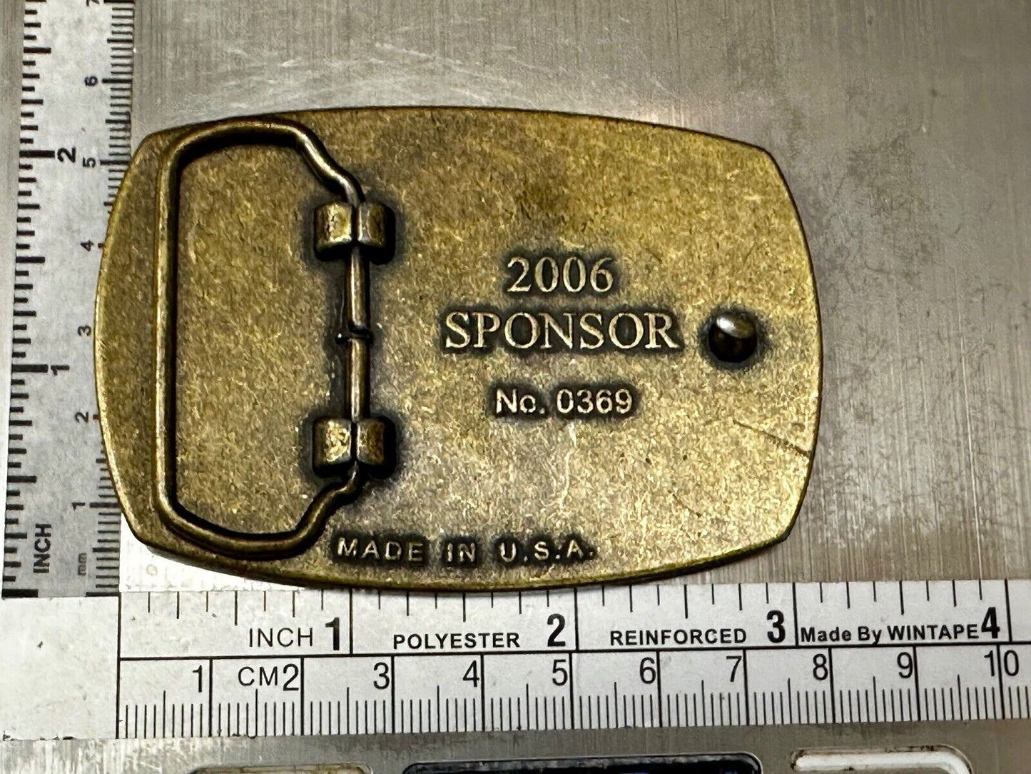 The American Veterans Disabled for life Memorial Commemorative Belt Buckle