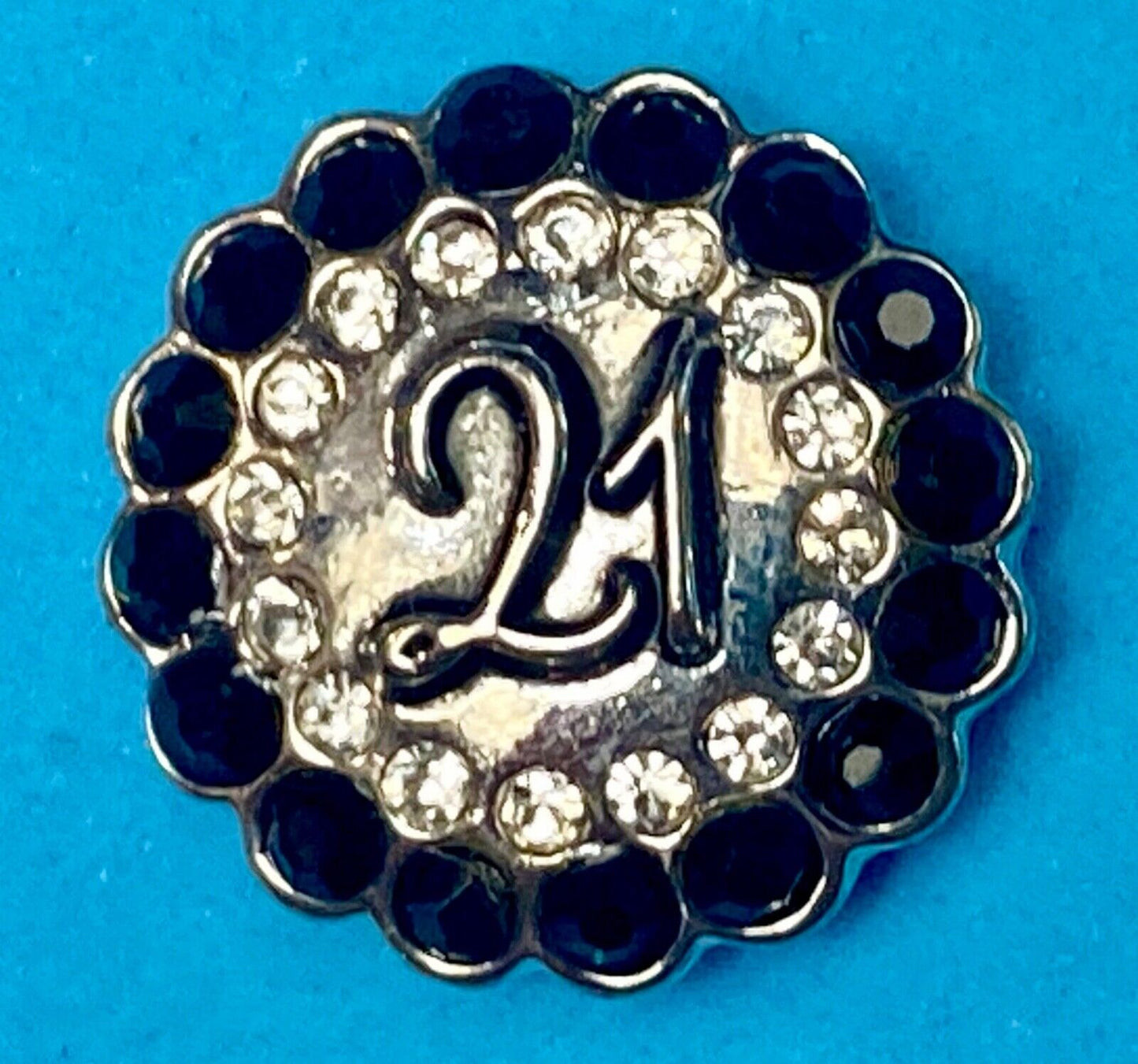 21 - blackjack birthday! 18mm Button Charms, Ginger Snaps - Magnolia Vine