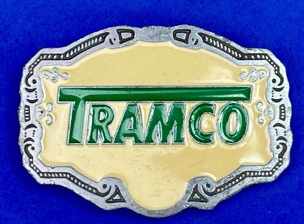 Tramco Company Western Enameled Heavy Equipment Company Kansas Belt Buckle