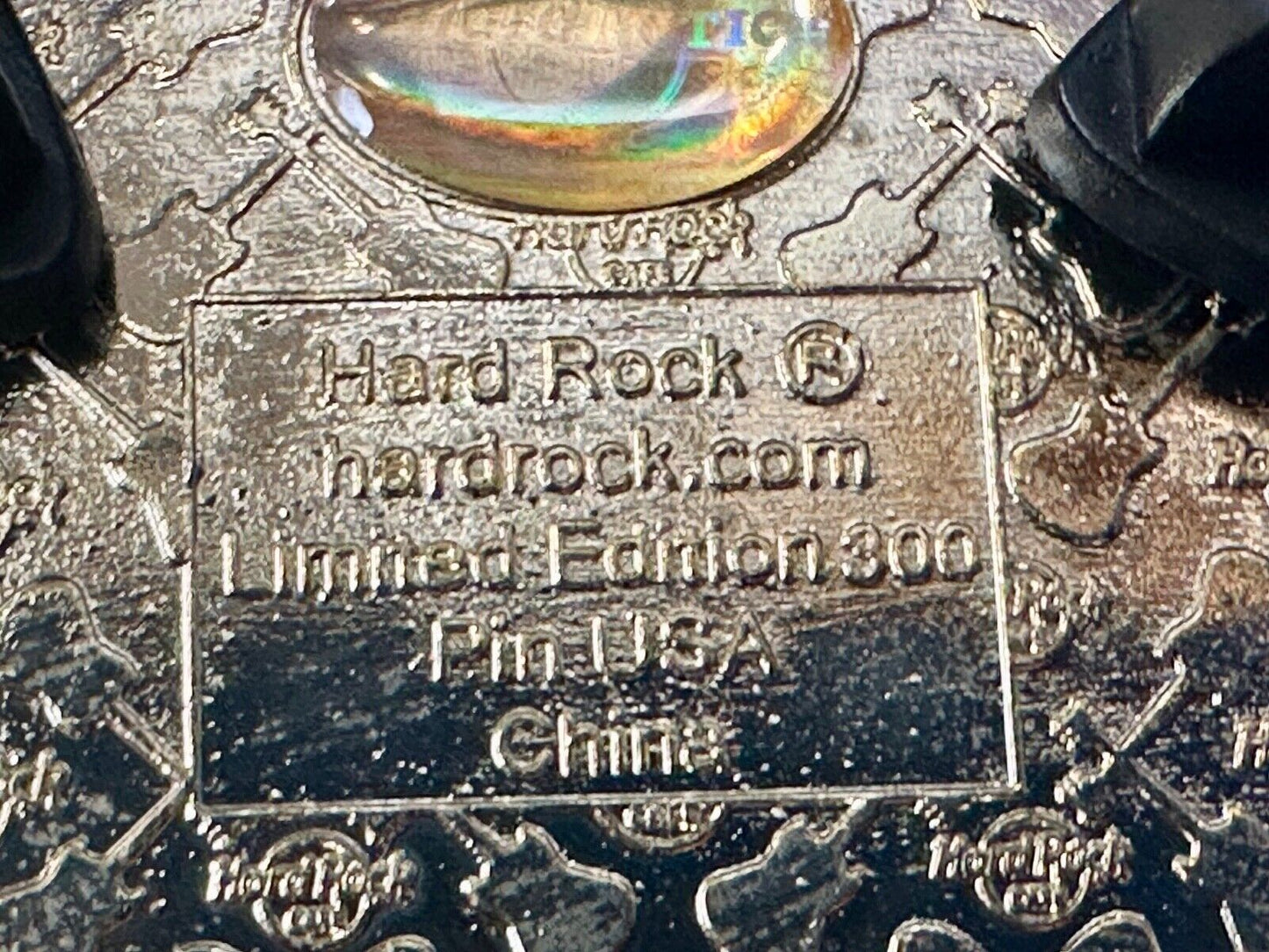2009 Hard Rock Cafe Collectors San Diego California Stamp Style pin