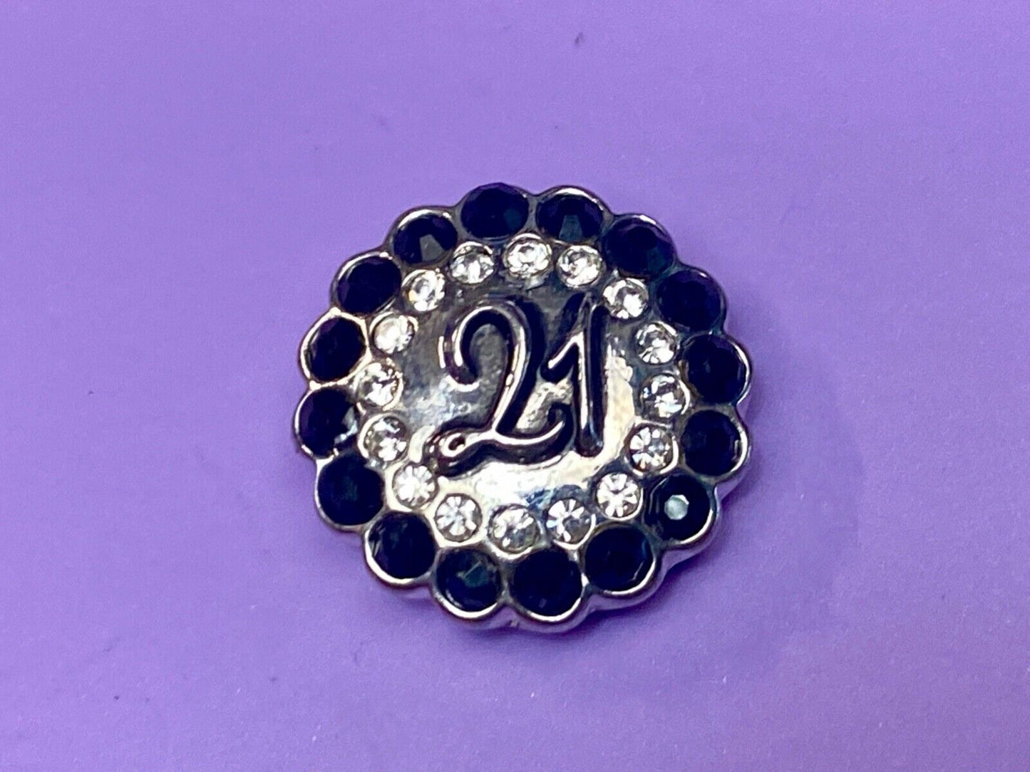 21 - blackjack birthday! 18mm Button Charms, Ginger Snaps - Magnolia Vine