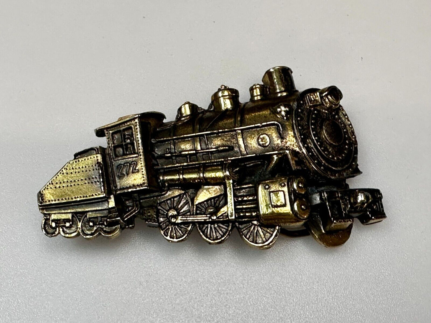 272 Train Locomotive RailRoad Vintage 1980 - The Great American Belt Buckle Co