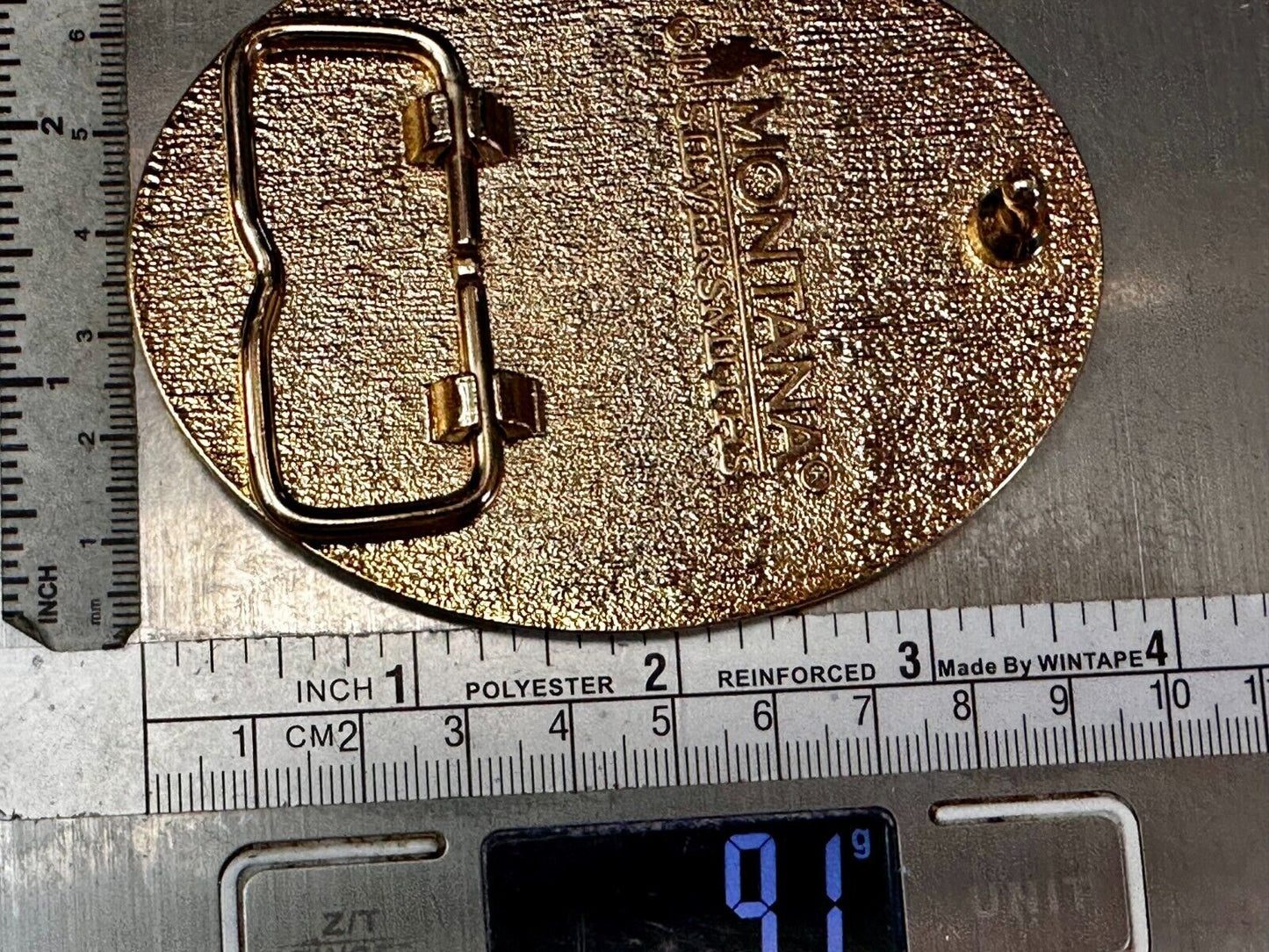 2013 Pendleton Whiskey Let'er Buck Rodeo Cowboy Montana Silversmiths Belt Buckle