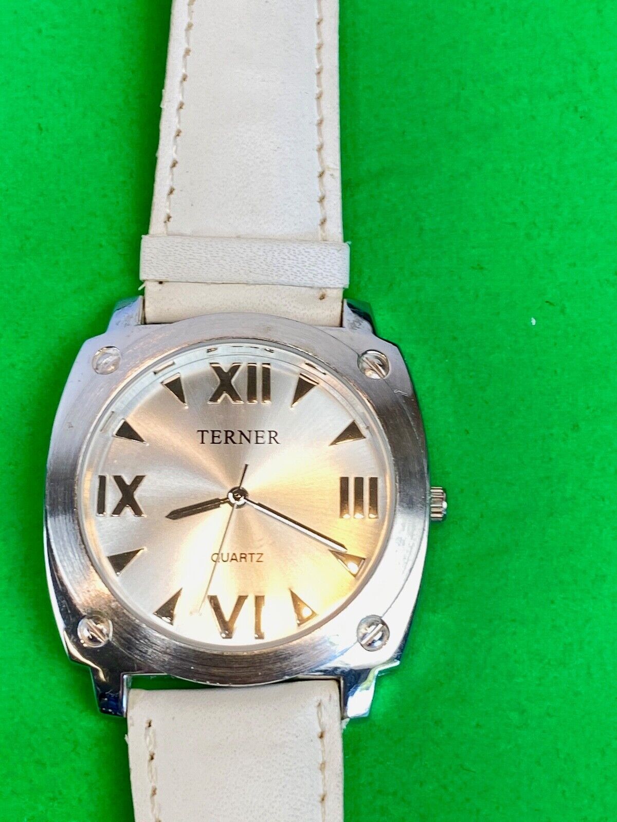 Bijoux Terner Women's Lades Dress Watch 6327- White Band - Fresh Battery
