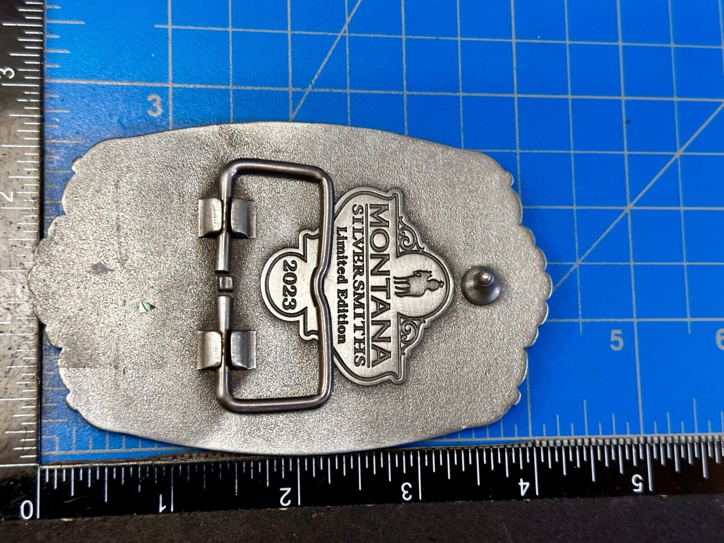 2023 Pendleton Whiskey Let'er Buck Rodeo Cowboy Montana Silversmiths Belt Buckle