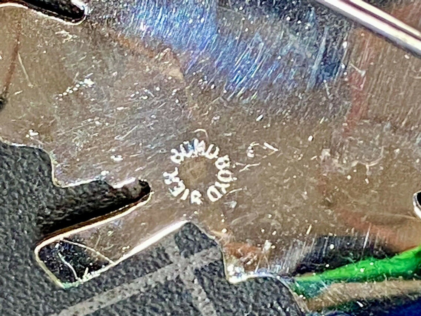 Vintage Canadian Maple Leaf Sterling Silver 925 Brooch Pin Signed Bond Boyd