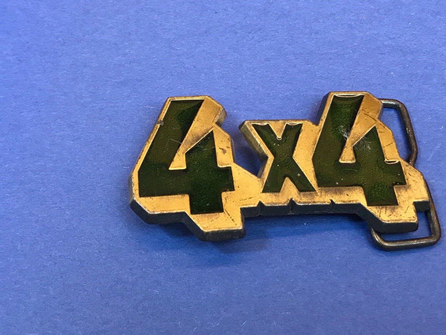 Vintage 4 x 4 by - Truck Engine gear shift trucker auto Belt Buckle