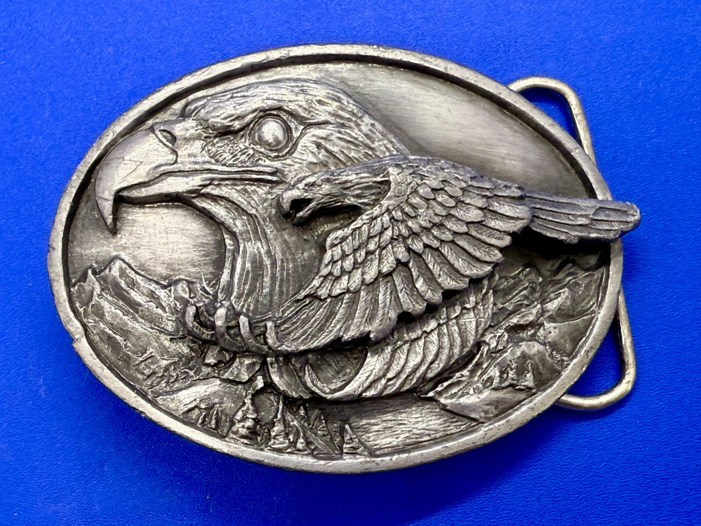 The Eagle & the Hawk Flying John Denver Vintage 1988 Siskiyou Belt Buckle