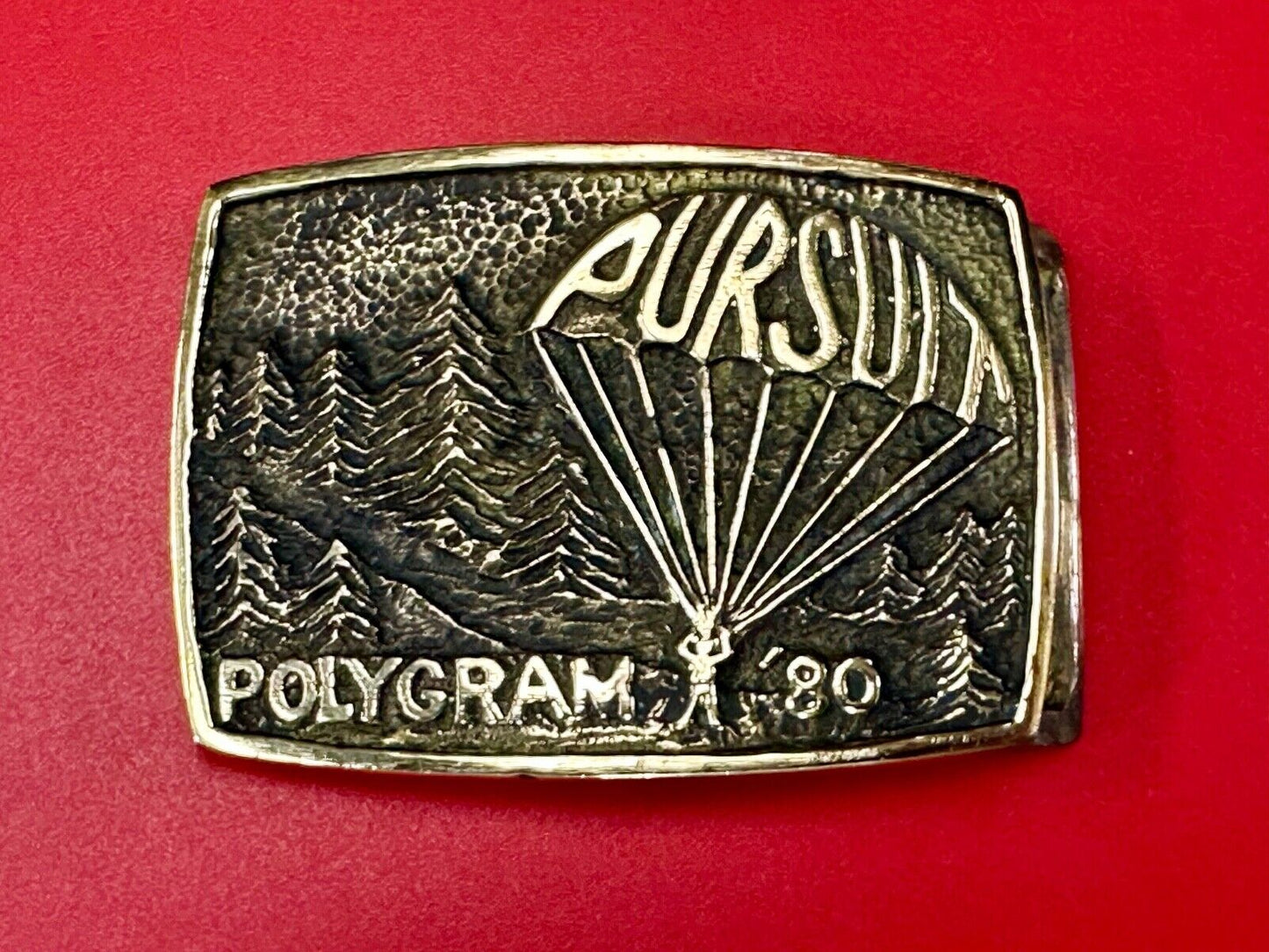 The Pursuit of DB Cooper Polygram 1980 Movie Cast Collectable Gift belt buckle