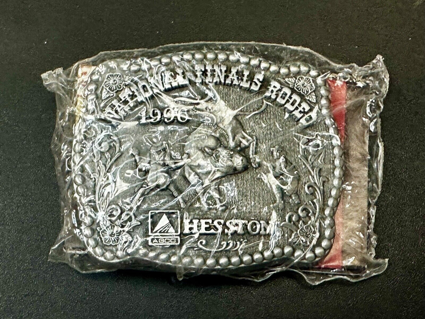 1996 NFR National Finals Rodeo NOS Youth Size Western Belt Buckle