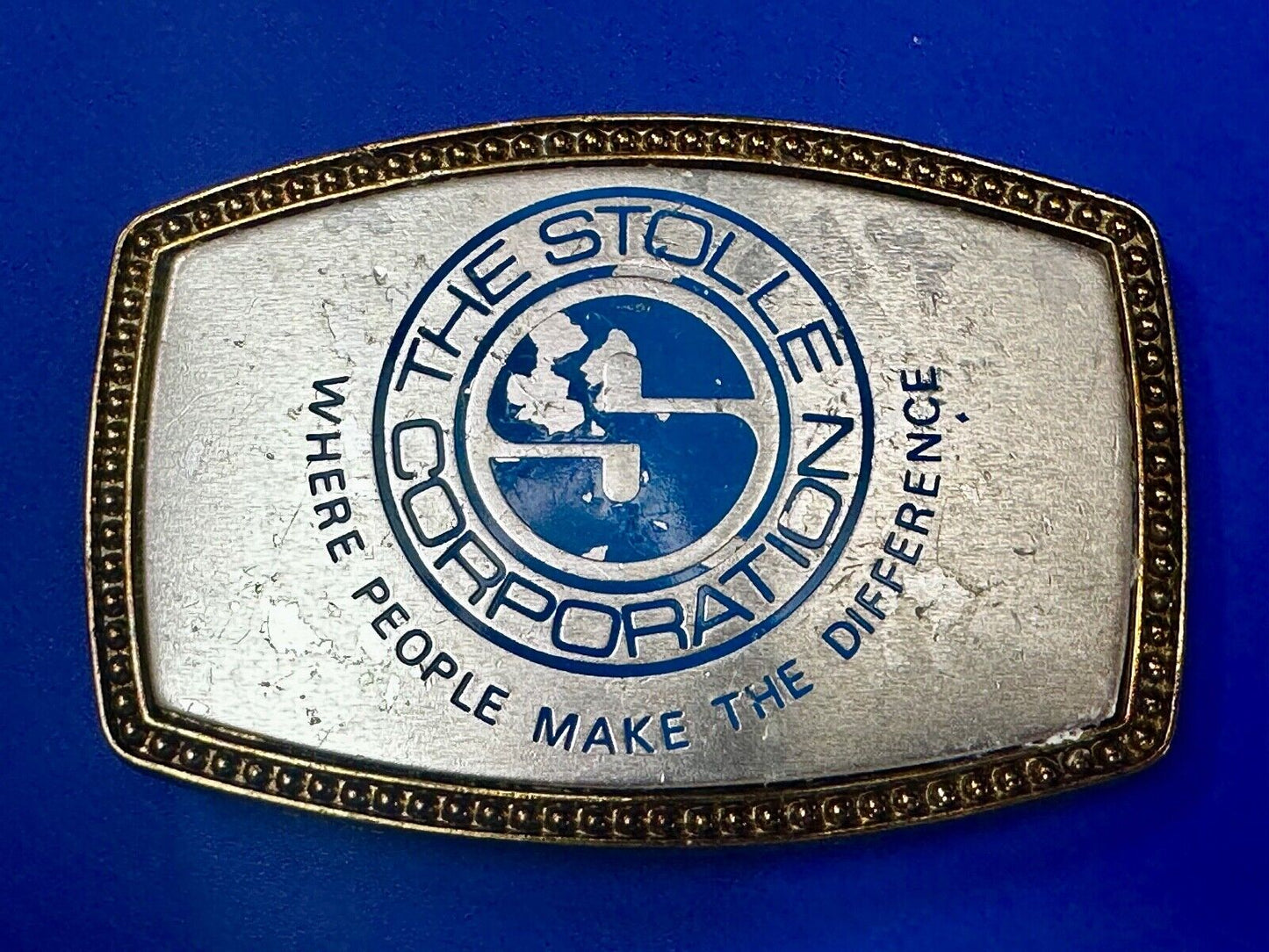 The Stolle Corporation Where People Make The Difference Alumaline Belt Buckle