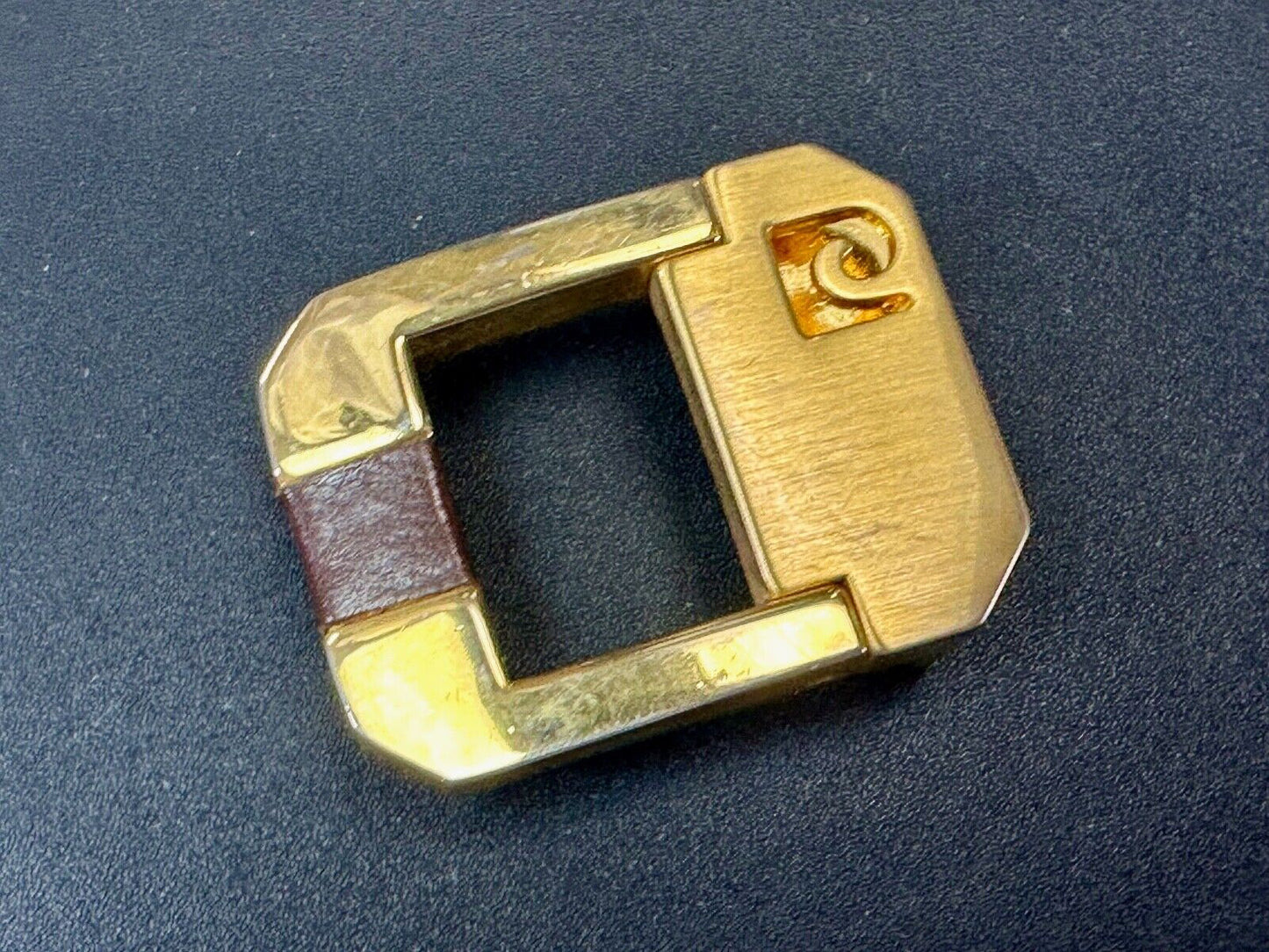 vintage Cardin small gold tone belt buckle